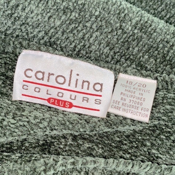 Vintage green sweater size 18/20 - Picture 4 of 5